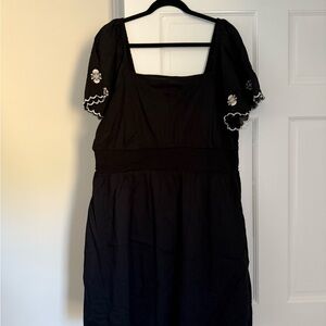 Old Navy Dress with Embroidered Sleeves
